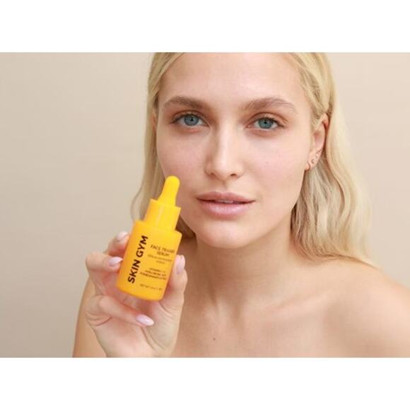 Skin Gym Face Trainer Vitamin C + A & Hyaluronic Acid Serum - 1 fl. oz - NEW - Picture 3 of 8